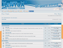 Tablet Screenshot of forum.xentax.com